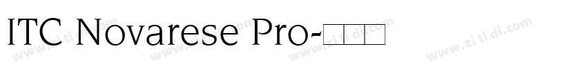 ITC Novarese Pro字体转换 ITC Novarese Pro字体转换